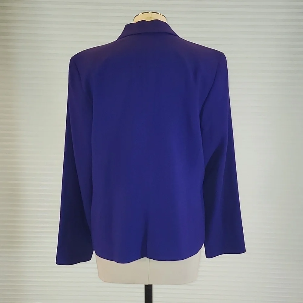 Pendleton Blue Virgin Wool Blazer Jacket Size 12 Vintage